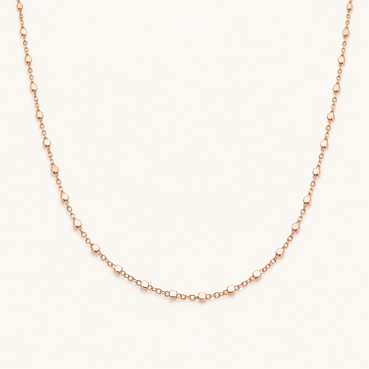 925 Silber Layering Kette Würfel