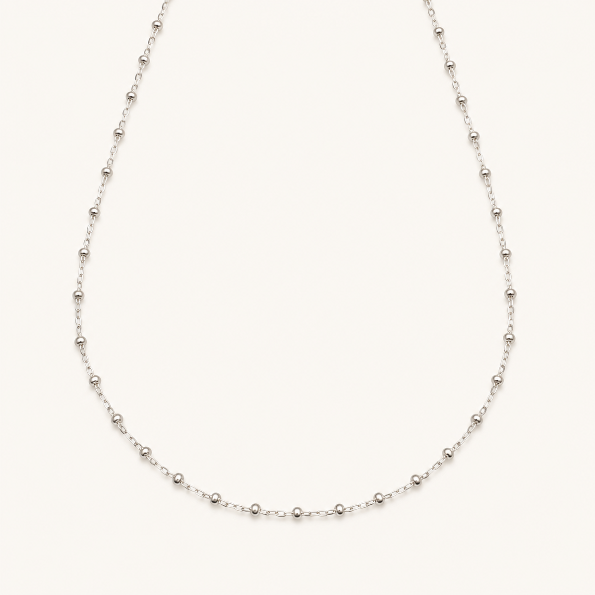 925 Silber Layering Kette Kugel