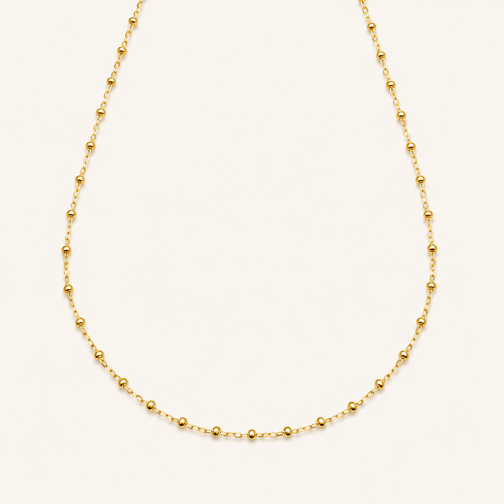 925 Silber Layering Kette Kugel