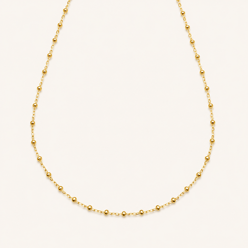 925 Silber Layering Kette Kugel