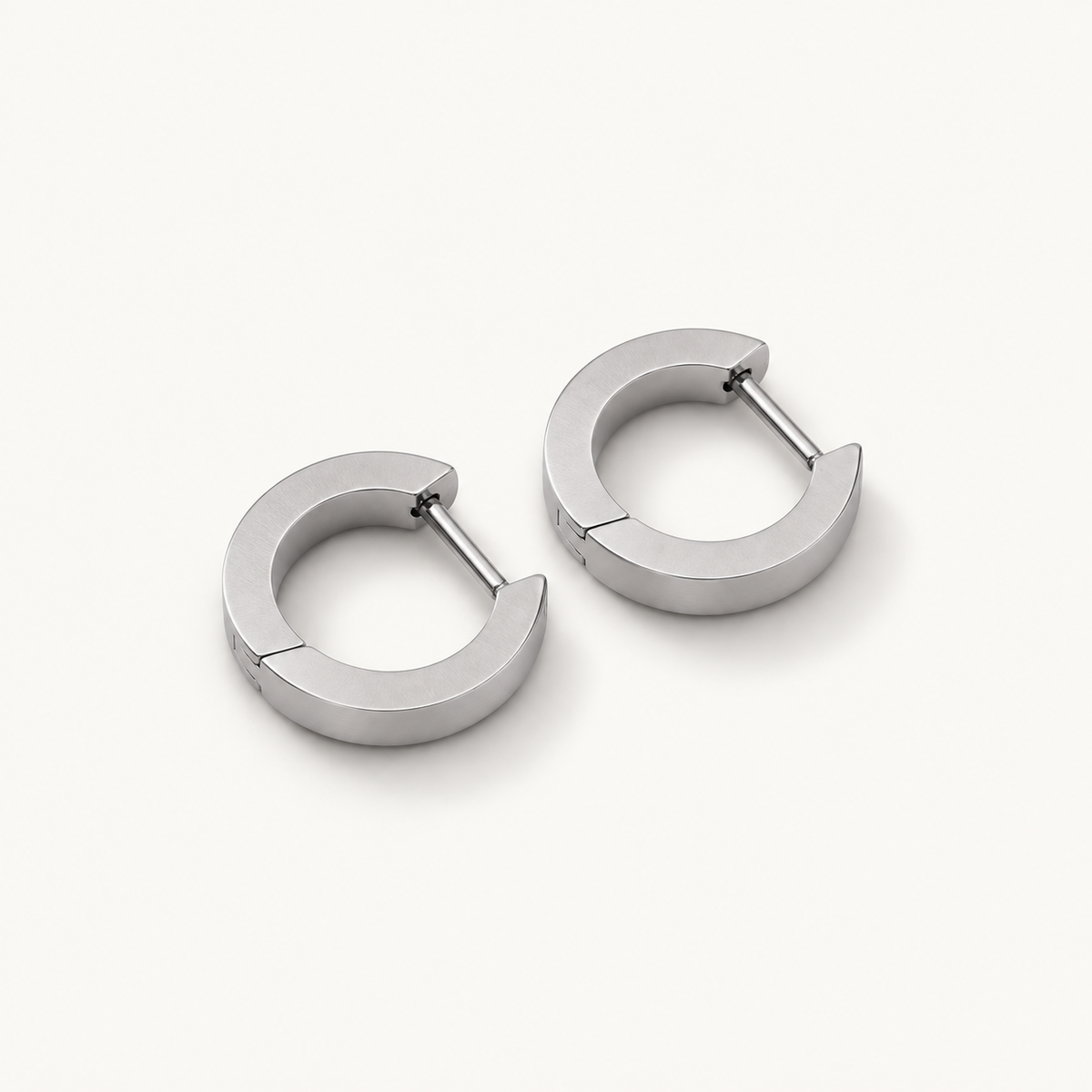 Polierte Edelstahl‑Klappcreole 12mm