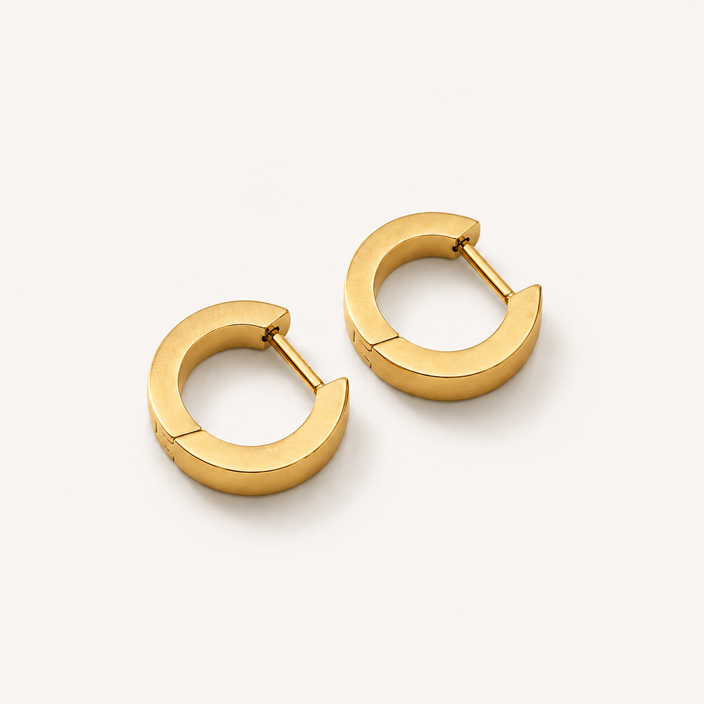 Polierte Edelstahl‑Klappcreole 12mm