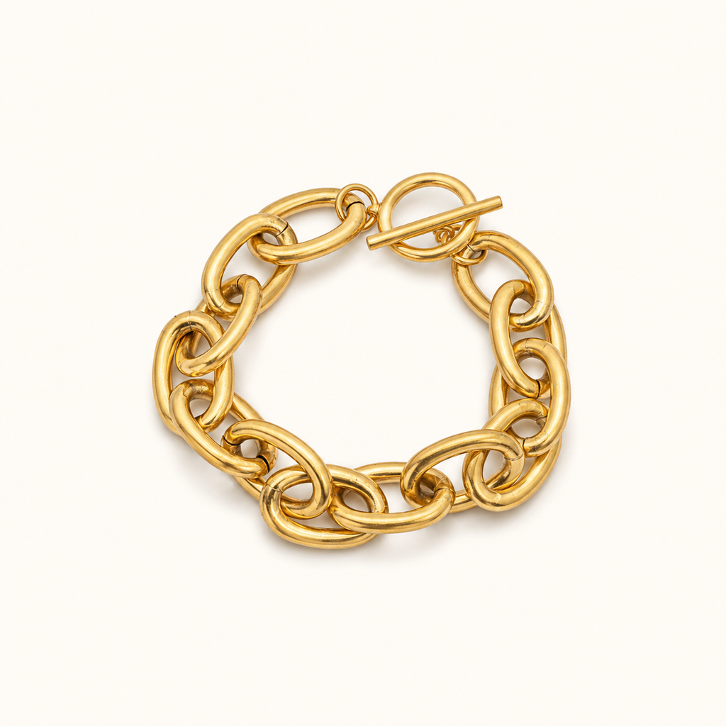 Edelstahl Gliederarmband
