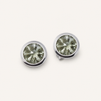 Edelstahl Ohrstecker mit funkelndem Stein 8mm